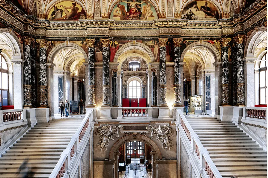 Muzeul de Istoria Artei din Viena, vedere din interior