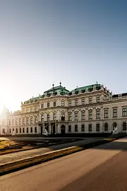 Upper Belvedere on a fall day with sunshine