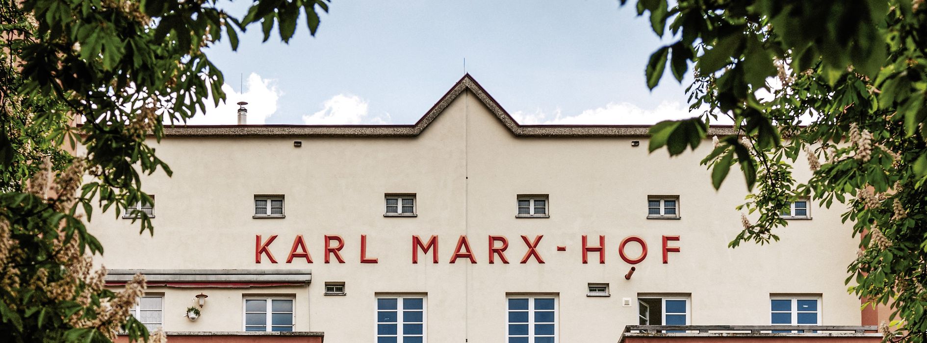 Edificio comunale, Karl Marx Hof, veduta dell’esterno