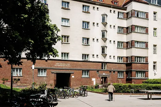 Edificio de vivienda social, Karl Marx Hof, vista exterior 