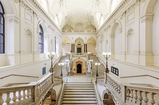 Philosophenstiege (staircase of philosophers) in the University of Vienna