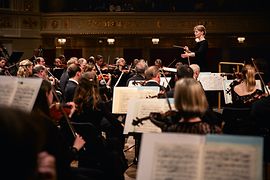 Vídeňští symfonici ve vídeňském Koncertním domě