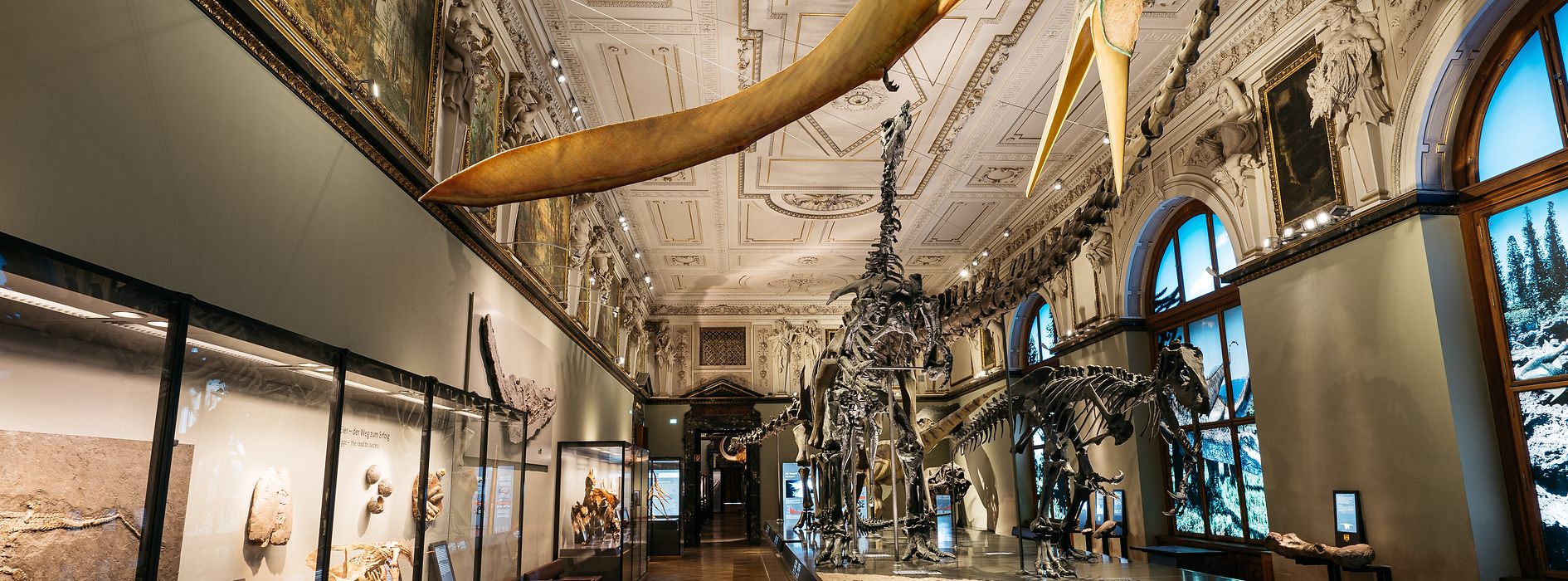 Muzeum Historii Naturalnej w Wiedniu, Sala dinozaurów