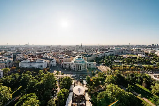 Vienne, vue de l'Hôtel de Ville