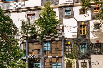 Casa Artelor din Viena. Muzeul Hundertwasser, vedere din exterior