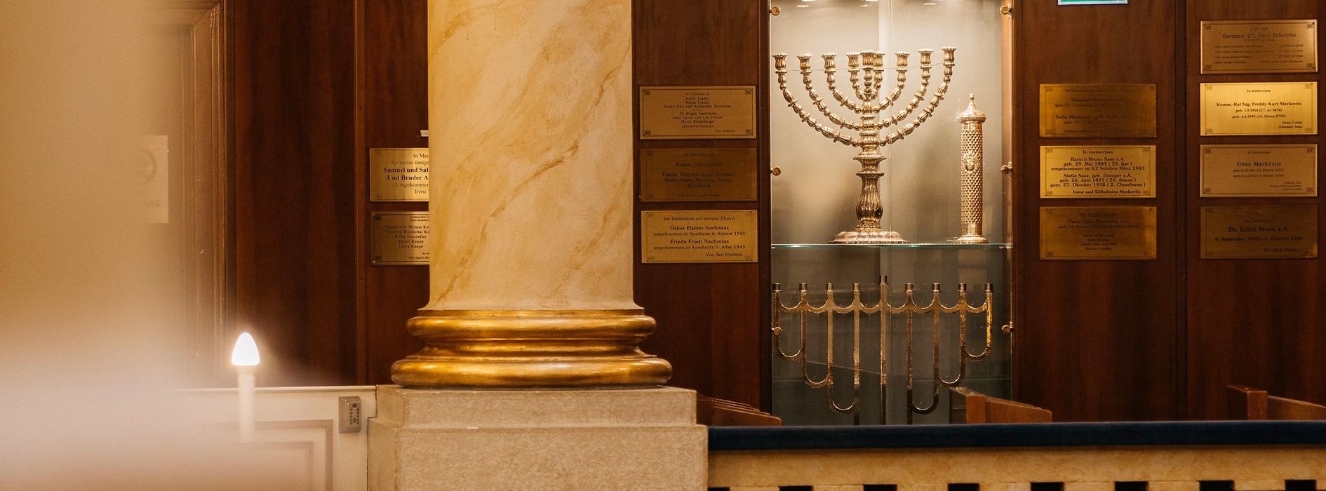 Vue détaillée de la synagogue