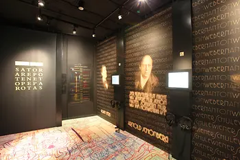 Arnold Schönberg gewidmeter Ausstellungsraum im Haus der Musik