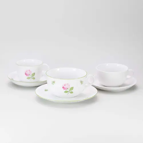 Augarten porcelain with decoration of the Viennese Rose