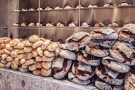 Bread in a bakery