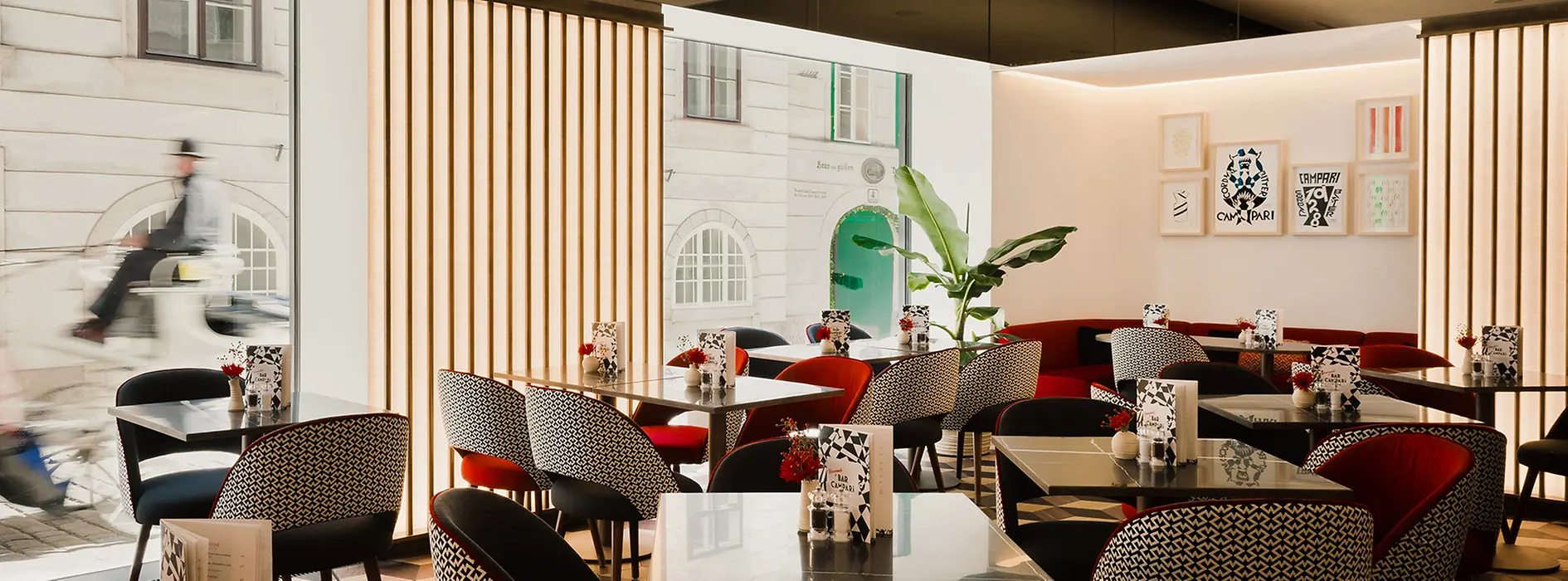 Bar Campari, interior view