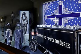 Interior shot of the Funeral Museum 