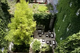 Boutiquehotel Stadthalle, courtyard