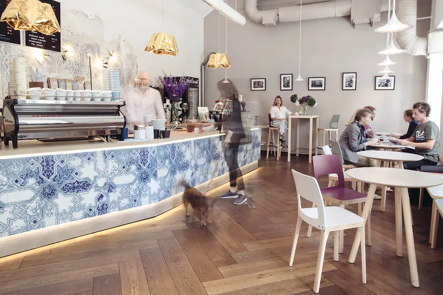 Intérieur du Café Balthasar