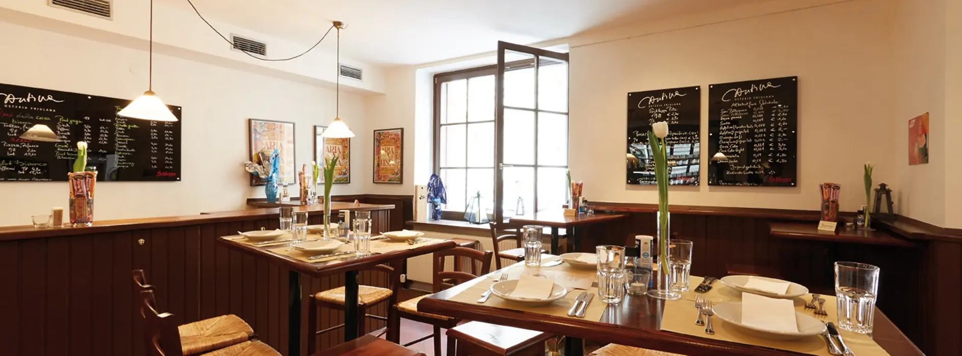 Cantina Osteria Friulana, Gastraum