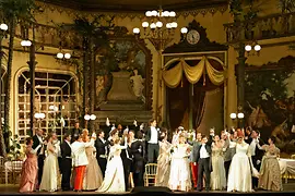 Scène de la « Chauve-Souris », Opéra national
