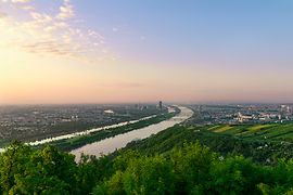 Vista sull’isola del Danubio 