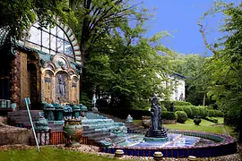 Garten beim Ernst Fuchs Museum