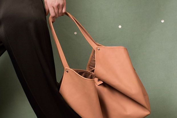 Ева Блут, коричневая дамская сумка из кожи