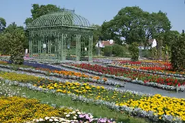 View of the Florarium at Hirschstetten Botanical Gardens