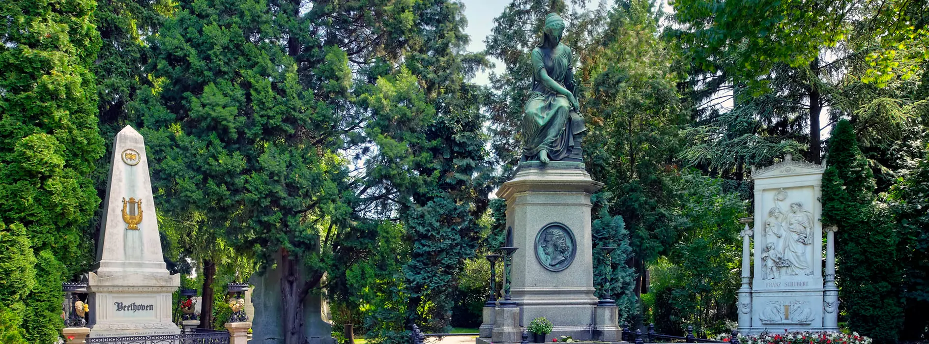 Musicians’ graves at the Central Cemetery