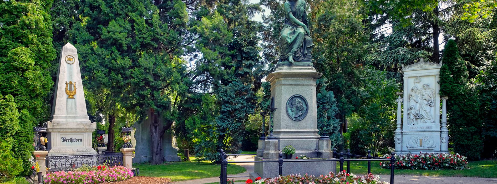 Mozart díszsírhelye a Központi temetőben