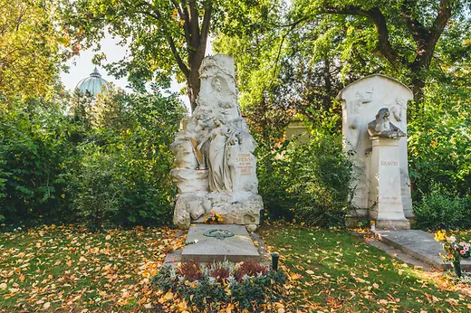 Musicians’ graves at the Central Cemetery 