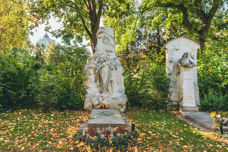 Musicians’ graves at the Central Cemetery 