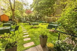 Giardino del ristorante Gartencafès 