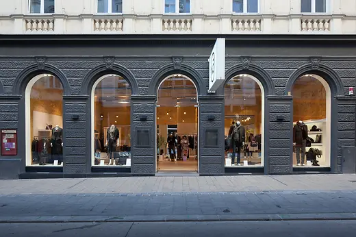 Exterior view of a shop