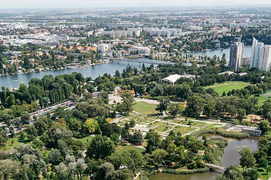 Vista del Donaupark