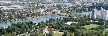 Widok na Donaupark