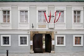 Haydnův dům, vchod
