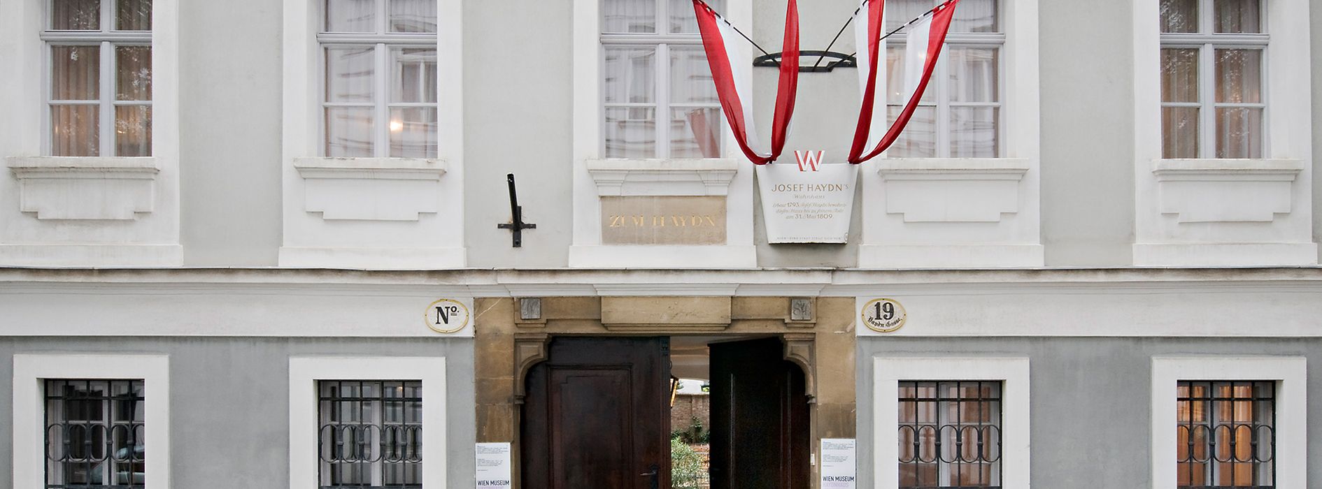 Haydnhaus, Eingang