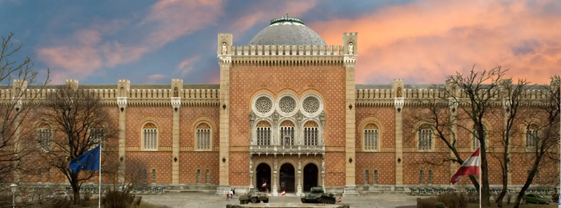 Frontansicht des Heeresgeschichtlichen Museums