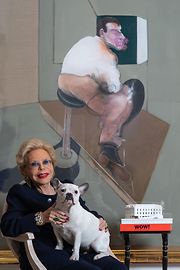 Heidi Goëss-Horten mit Hund