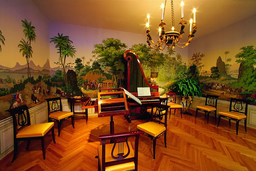 Musikzimmer, Wien um 1815