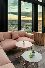 Dachterrasse im Hotel Melia