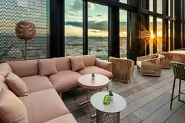 Терраса на крыше отеля Melia