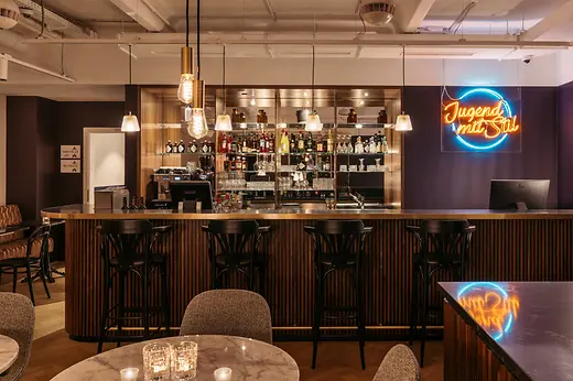 Hotel bar at Hotel Schani Salon 