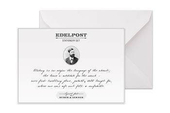 Briefpapier-Set mit den Konferfei von Sigmund Freud