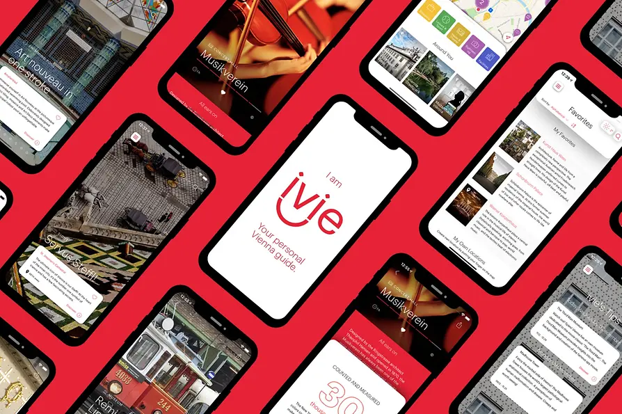 ivie Soggetto pubblicitario con screenshot Inglese