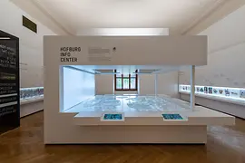 Cliché intérieur du Hofburg Info Center