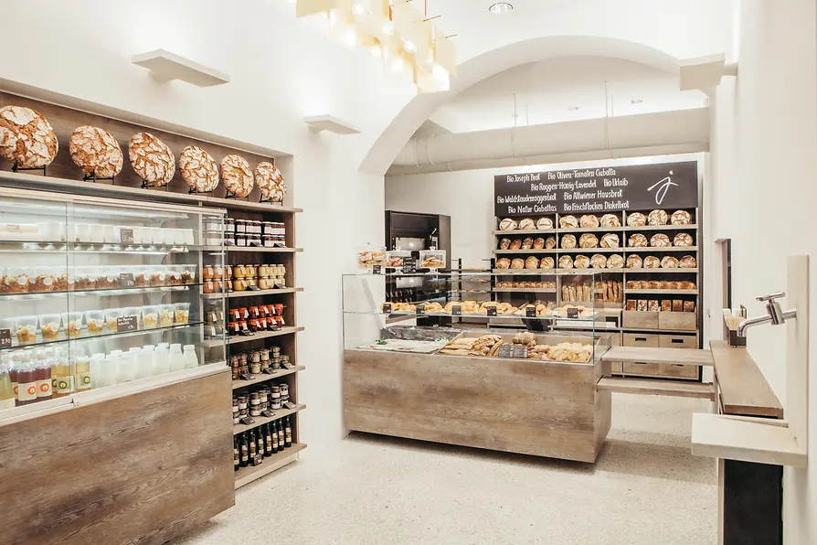 Joseph Brot Bäckerei, Innenansicht