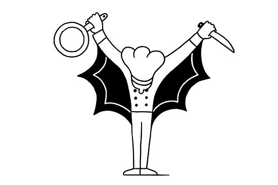 Illustration for Fledermaus (cut of meat): cook as a bat