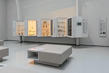 Kiállítási tárgy a Zsidó Múzeumban 