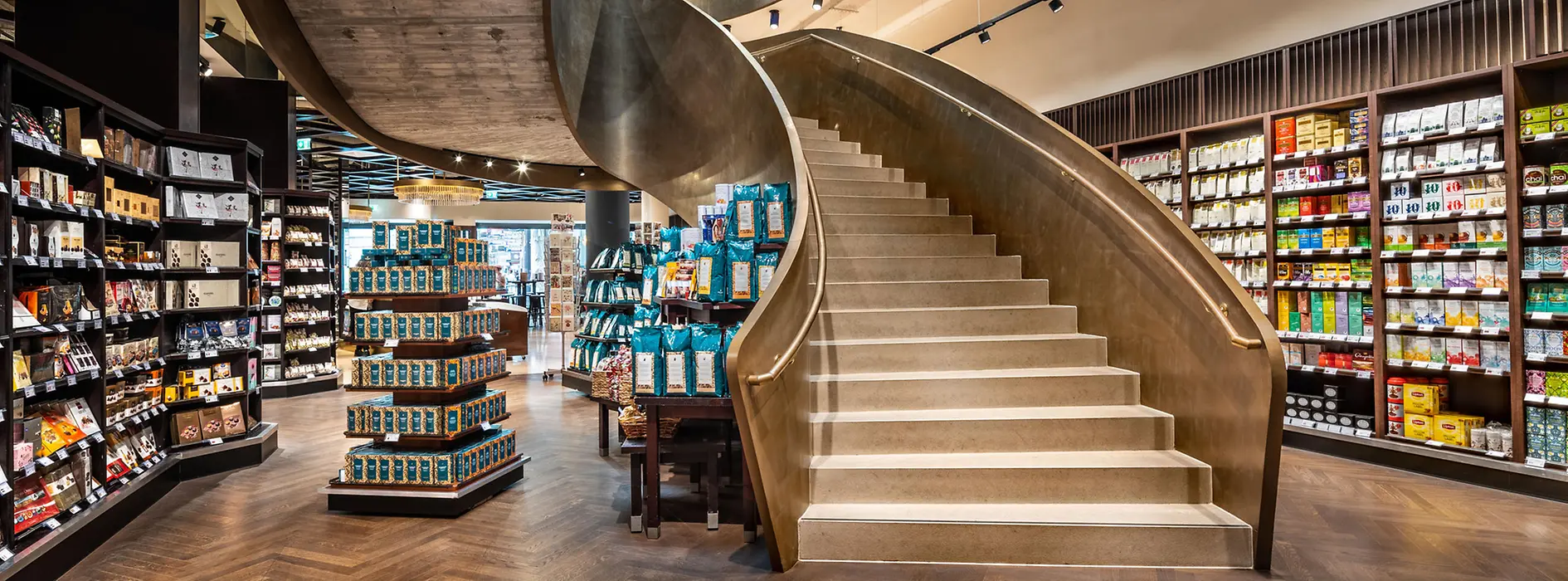 Julius Meinl v ulici Na Příkopě, výkladní skříň 