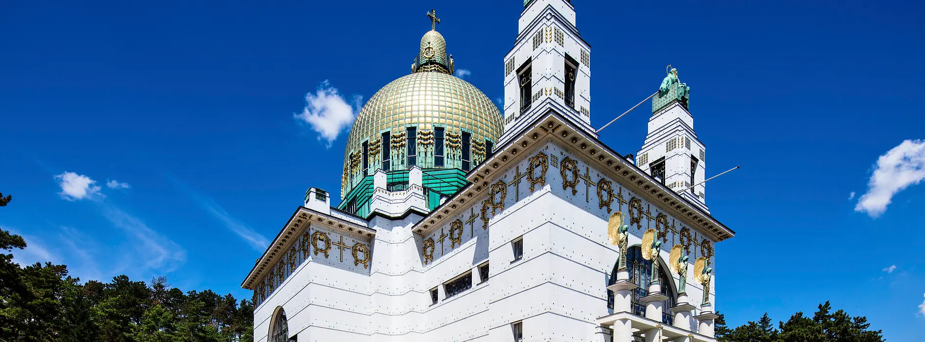 L'église Saint-Léopold (d'après les plans d'Otto Wagner)