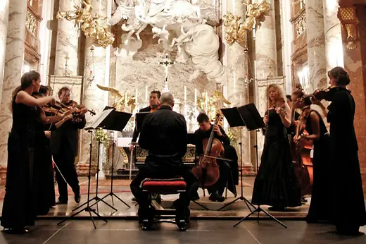 Orchester 1756 in St. Charles Church
