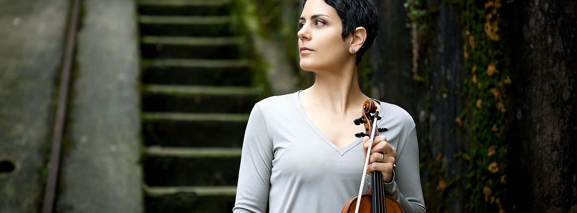 The violinist Leila Schayegh.