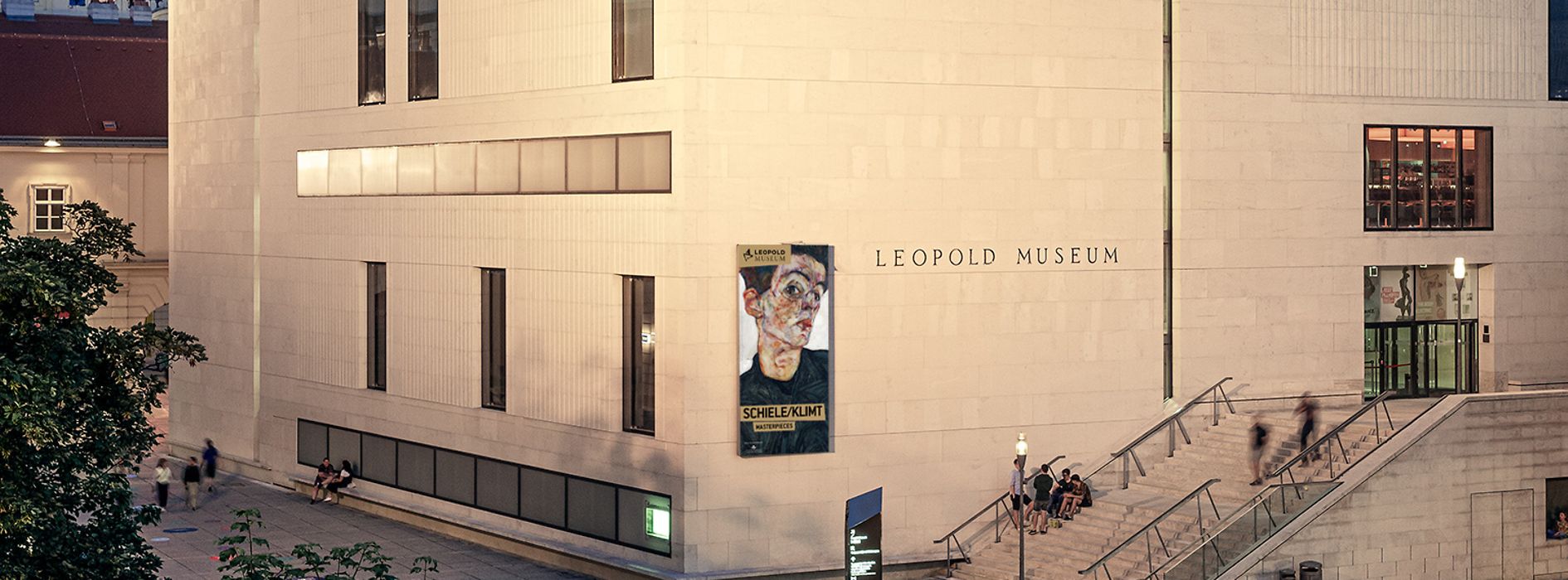 A Leopold Múzeum kívülről